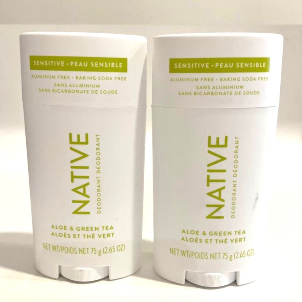 New 2Pack Native Sensitive Deodorant